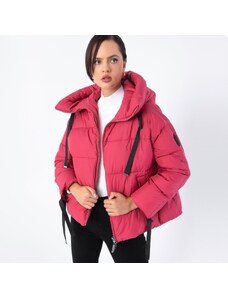 Női oversize kabát Wittchen, néma rózsaszín, poliészter