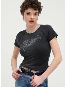 Diesel t-shirt női, szürke