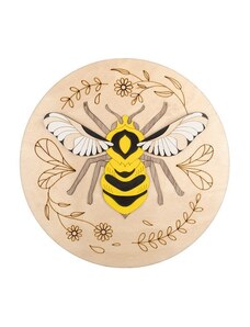 BeWooden Fa dekoráció Bee Wooden Image