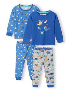 Minoti Fiúk 2 csomag pizsama, Minoti, 15pj 9, kék