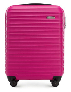 ABS bordázott kabin bőrönd Wittchen, rózsaszín, ABS