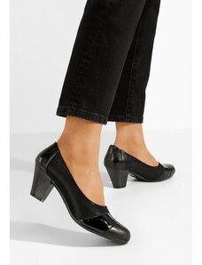Zapatos Dorothy fekete fűzős női cipő