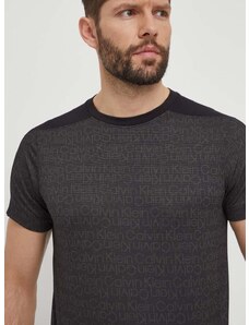 Calvin Klein Performance edzős póló fekete, mintás
