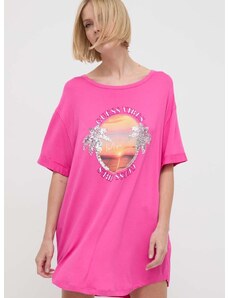 Guess t-shirt női, rózsaszín, E4GI04 K68D2
