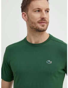 Lacoste t-shirt zöld, férfi, sima