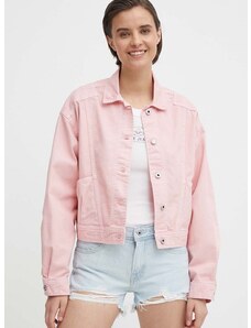 Pepe Jeans farmerdzseki női, rózsaszín, átmeneti
