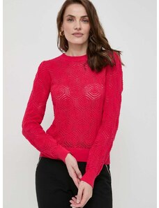 Morgan pamut pulóver könnyű, piros