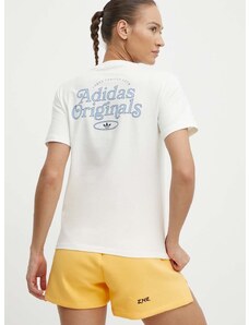 adidas Originals t-shirt női, bézs, IR7473