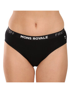 Mons Royale Fekete merinó női alsók