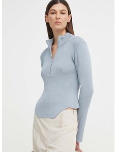 Gestuz pulóver női, félgarbó nyakú