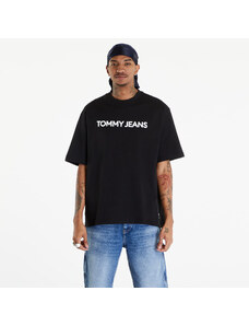 Tommy Hilfiger Férfi póló Tommy Jeans Logo Oversized Fit T-Shirt Black