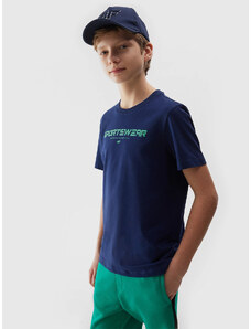 4F T-shirt for boys - navy blue