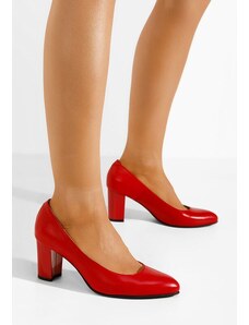 Zapatos Acerra piros bőr cipő