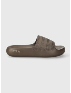 adidas Originals cipő Adilette Ayoon szürke, platformos, IF7617