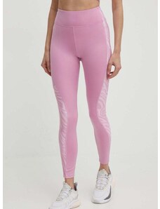 Reebok edzős legging Modern Safari rózsaszín, mintás, 100076203