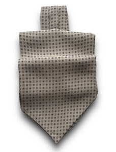 Selyem ascot nyakkendő (drapp) Nr.1