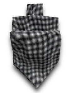 Selyem ascot nyakkendő (fekete) Nr.1