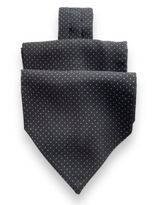 Selyem ascot nyakkendő (fekete) Nr.3