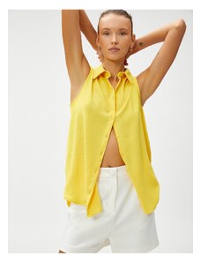 Koton Buttoned Sleeveless Shirt