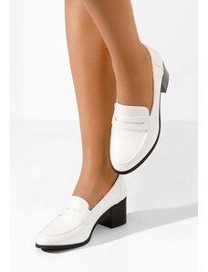 Zapatos Sereya fehér női loafer cipő