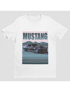 BHarts Design Mustang - környakú gyerek póló
