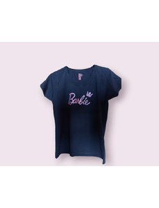 BHarts Design BARBIE - Csillogó feliratos kislány póló