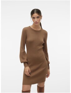 Women's brown sweater dress VERO MODA Haya - Women