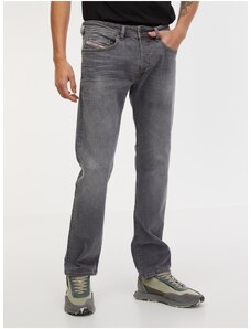 Grey Men's Straight Fit Diesel Buster Jeans - Men's