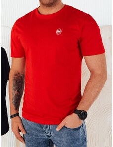 Dstreet Trendi piros póló logóval