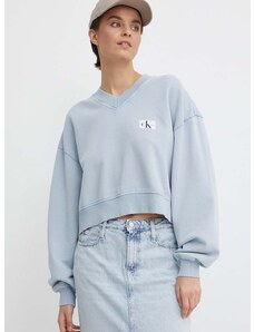 Calvin Klein Jeans pamut melegítőfelső női, sima