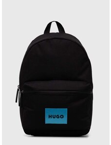 HUGO hátizsák fekete, férfi, nagy, nyomott mintás, 50516636