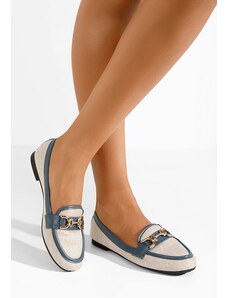Zapatos Maribel bézs női loafer cipő