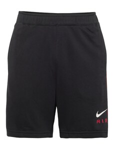 Nike Sportswear Nadrág 'AIR' piros / fekete / piszkosfehér