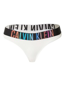 Calvin Klein Underwear String bugyik 'Intense Power Pride' világoskék / narancs / fekete / fehér