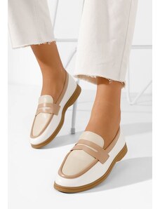 Zapatos Sedona fehér női loafer cipő