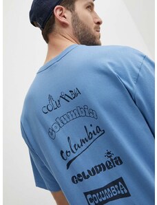 Columbia t-shirt Burnt Lake férfi, nyomott mintás, 2071711