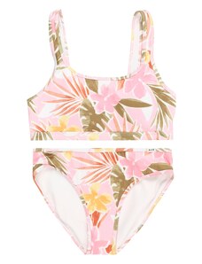 Abercrombie & Fitch Bikini világoszöld / narancs / rózsaszín / fehér