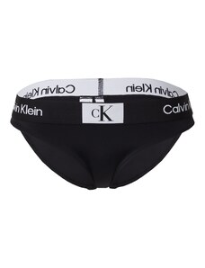 Calvin Klein Swimwear Bikini nadrágok fekete / fehér