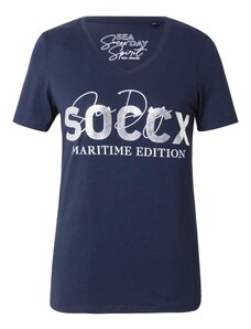 Soccx Póló tengerészkék / fehér