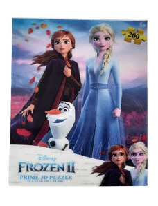 Prime 3D Disney Frozen - Jégvarázs 3D puzzle, 200 darabos