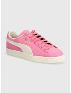 Puma velúr sportcipő Suede Neon rózsaszín, 396507