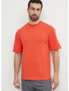 Reebok edzős póló Active Collective narancssárga, sima, 100075750