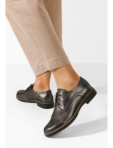 Zapatos Otivera v2 szürke női bőr derby cipő