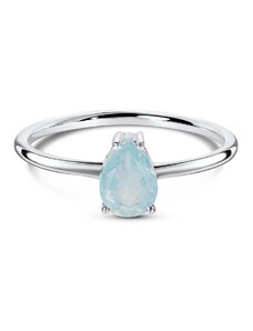 Aquamarine Silver Serene Bliss ezüst gyűrű