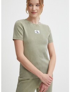 Calvin Klein Jeans t-shirt női, zöld