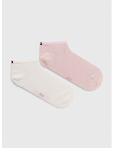 Tommy Hilfiger zokni 2 pár rózsaszín, női, 343024001