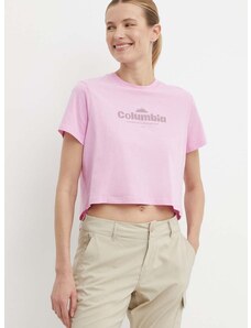 Columbia pamut póló női, rózsaszín, 1930051
