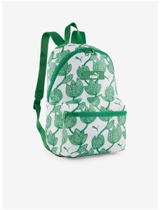 White and Green Women's Patterned Backpack Puma Core Pop Backpack - Women