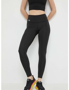 Lacoste legging fekete, női, nyomott mintás