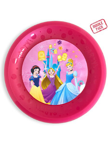 Disney Hercegnők Live Your Story micro prémium műanyag lapostányér 4 db-os szett 21 cm
